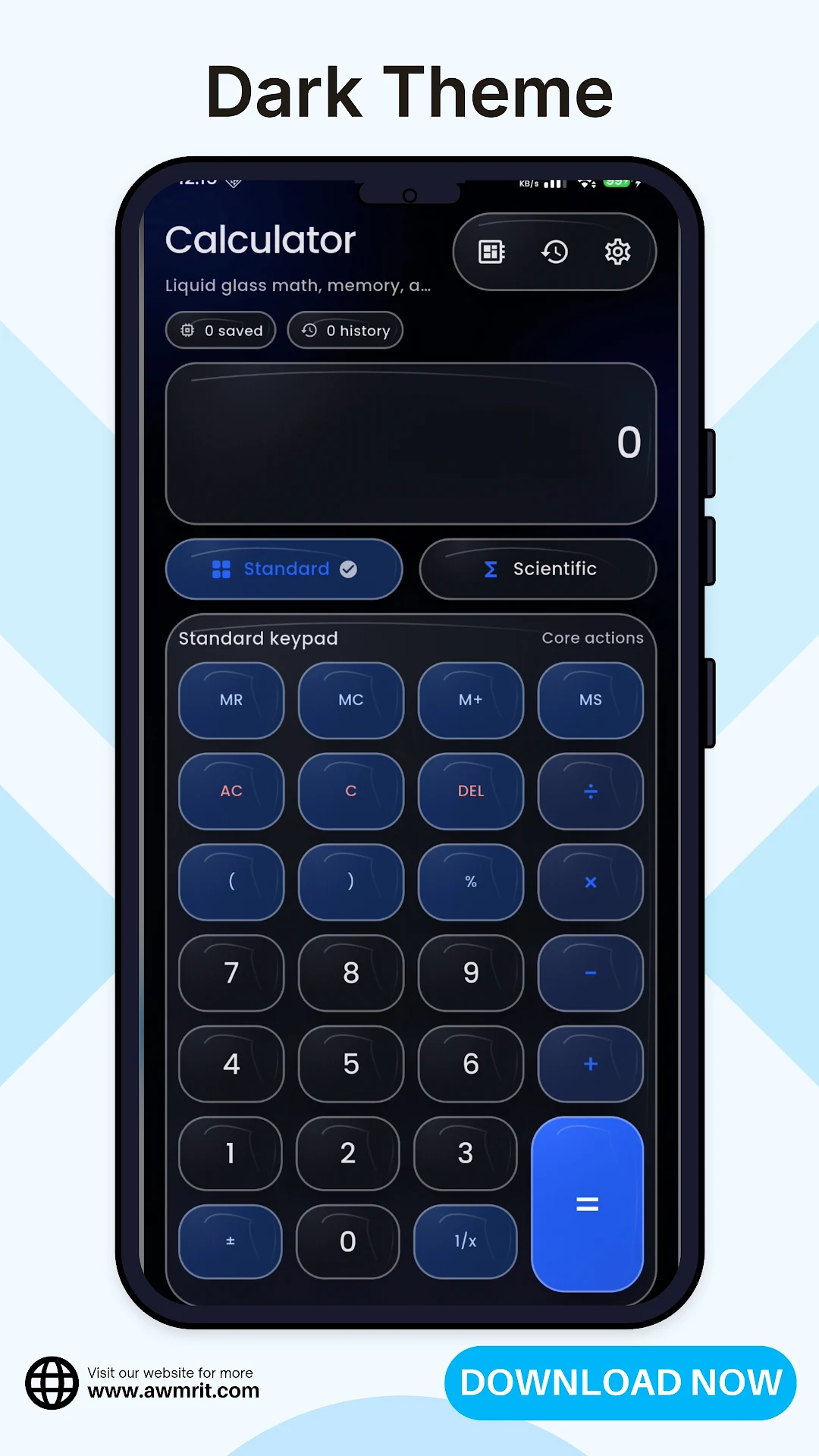 Calculator - Fast History screenshot 3
