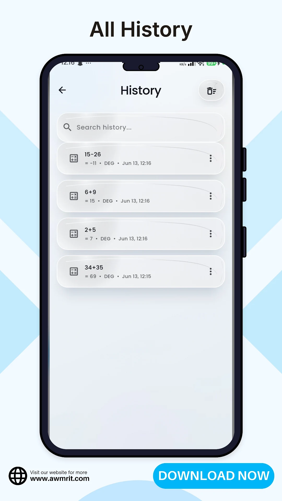 Calculator - Fast History screenshot 4