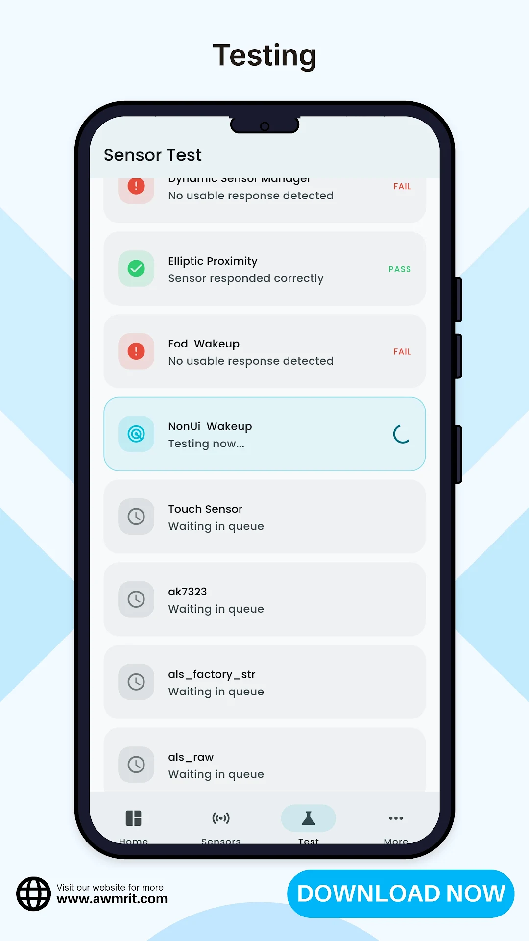 Device Sensor Hardware Test screenshot 5