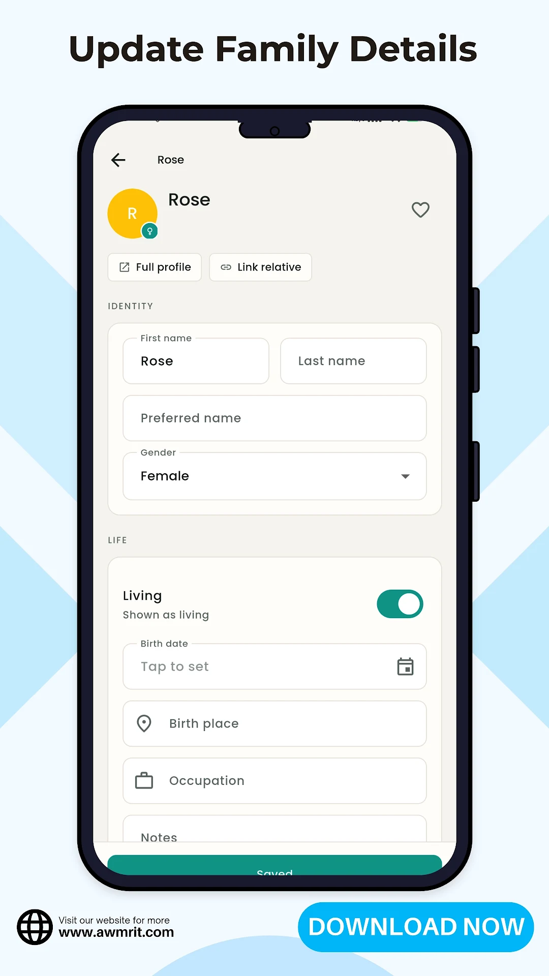Family Tree: Genealogy Manager screenshot 2