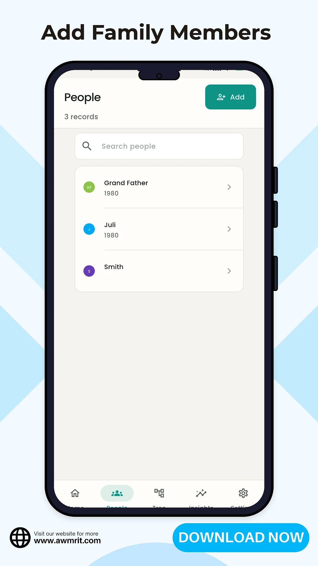 Family Tree: Genealogy Manager screenshot 3