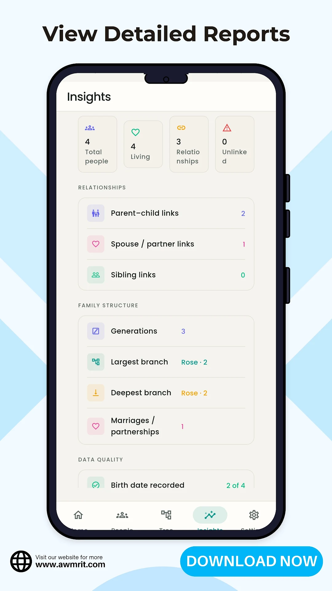 Family Tree: Genealogy Manager screenshot 4
