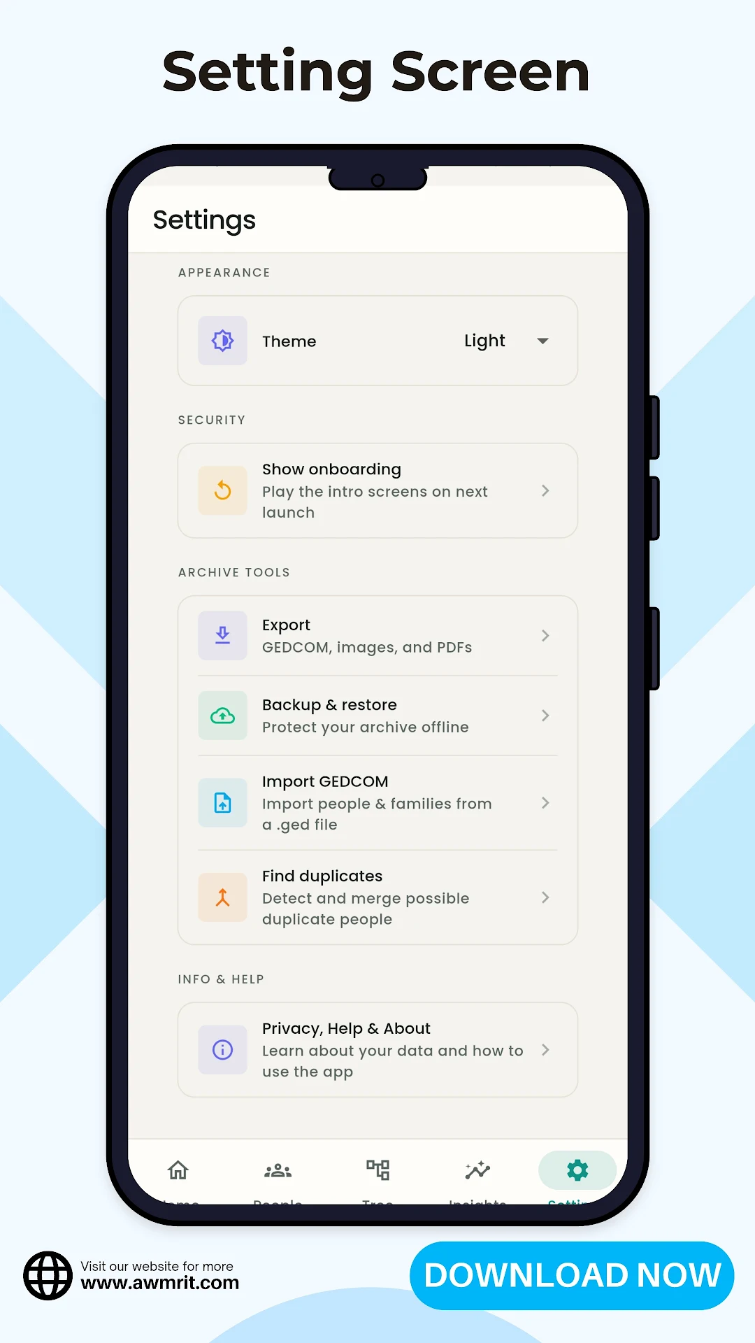 Family Tree: Genealogy Manager screenshot 5