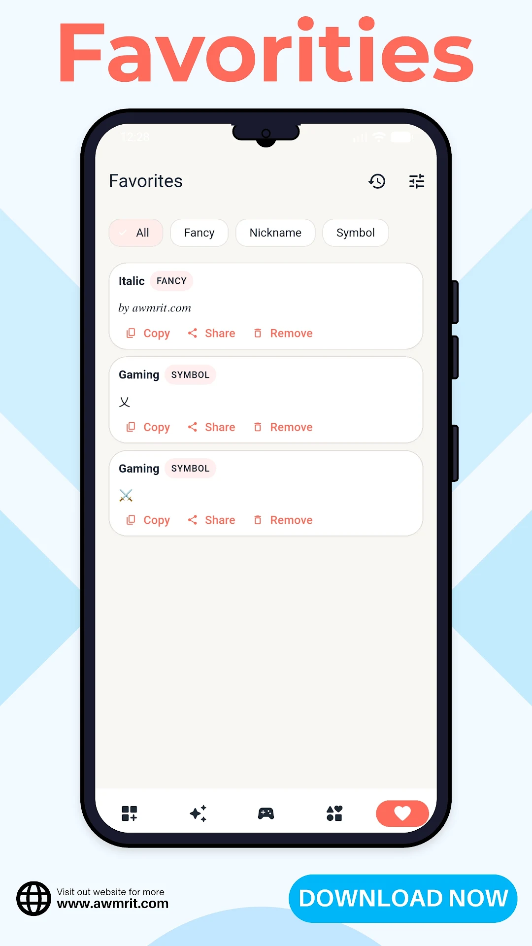 Fancy Texts & Nickname Symbols screenshot 2