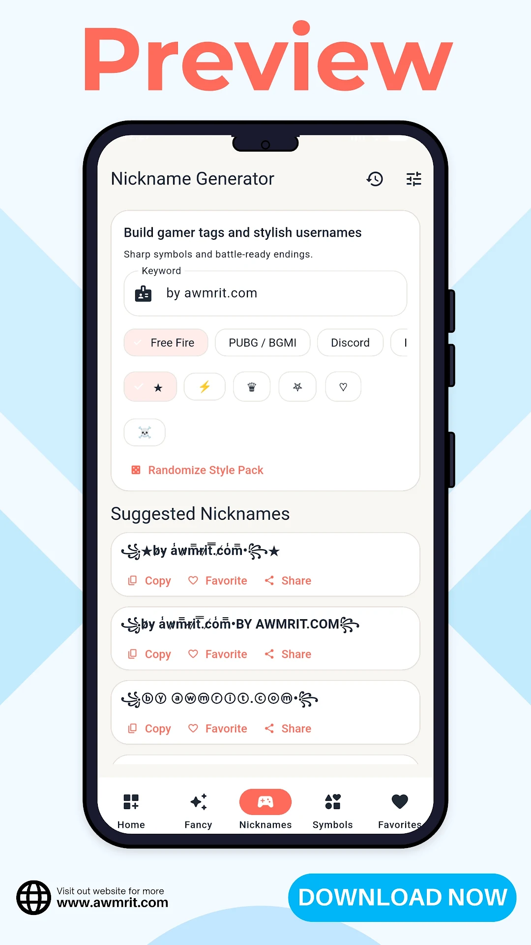Fancy Texts & Nickname Symbols screenshot 6