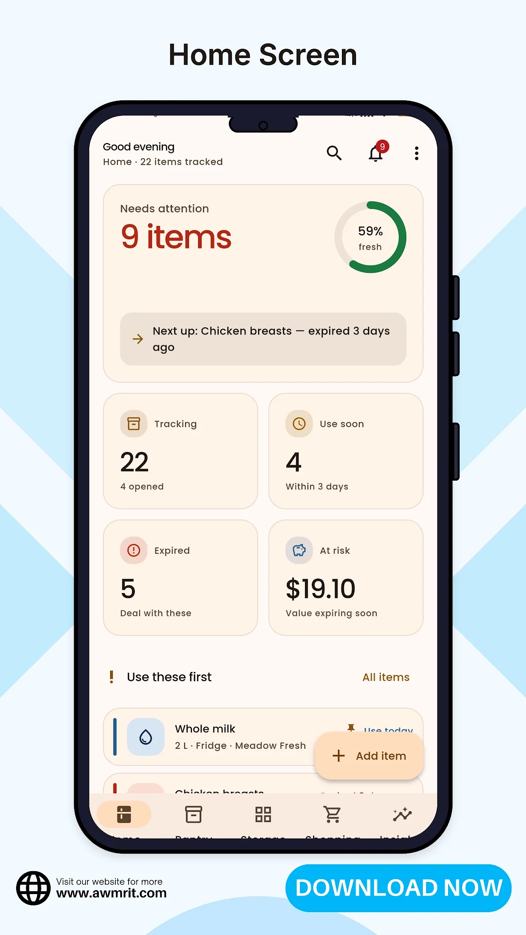Food Expiry Tracker - Pantry screenshot 2