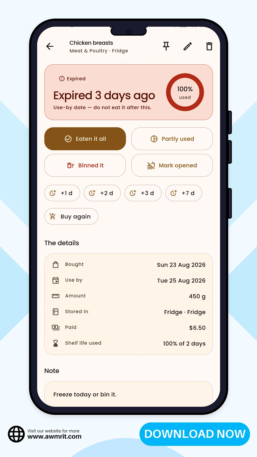 Food Expiry Tracker - Pantry screenshot 6