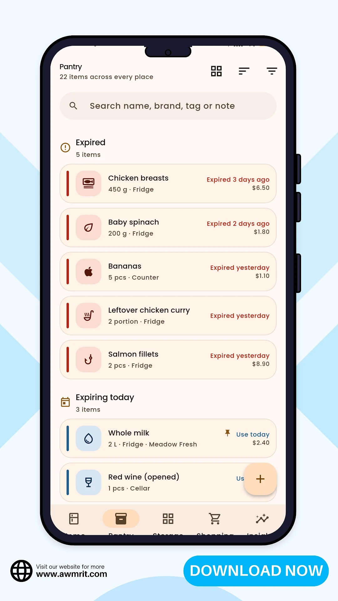 Food Expiry Tracker - Pantry screenshot 8