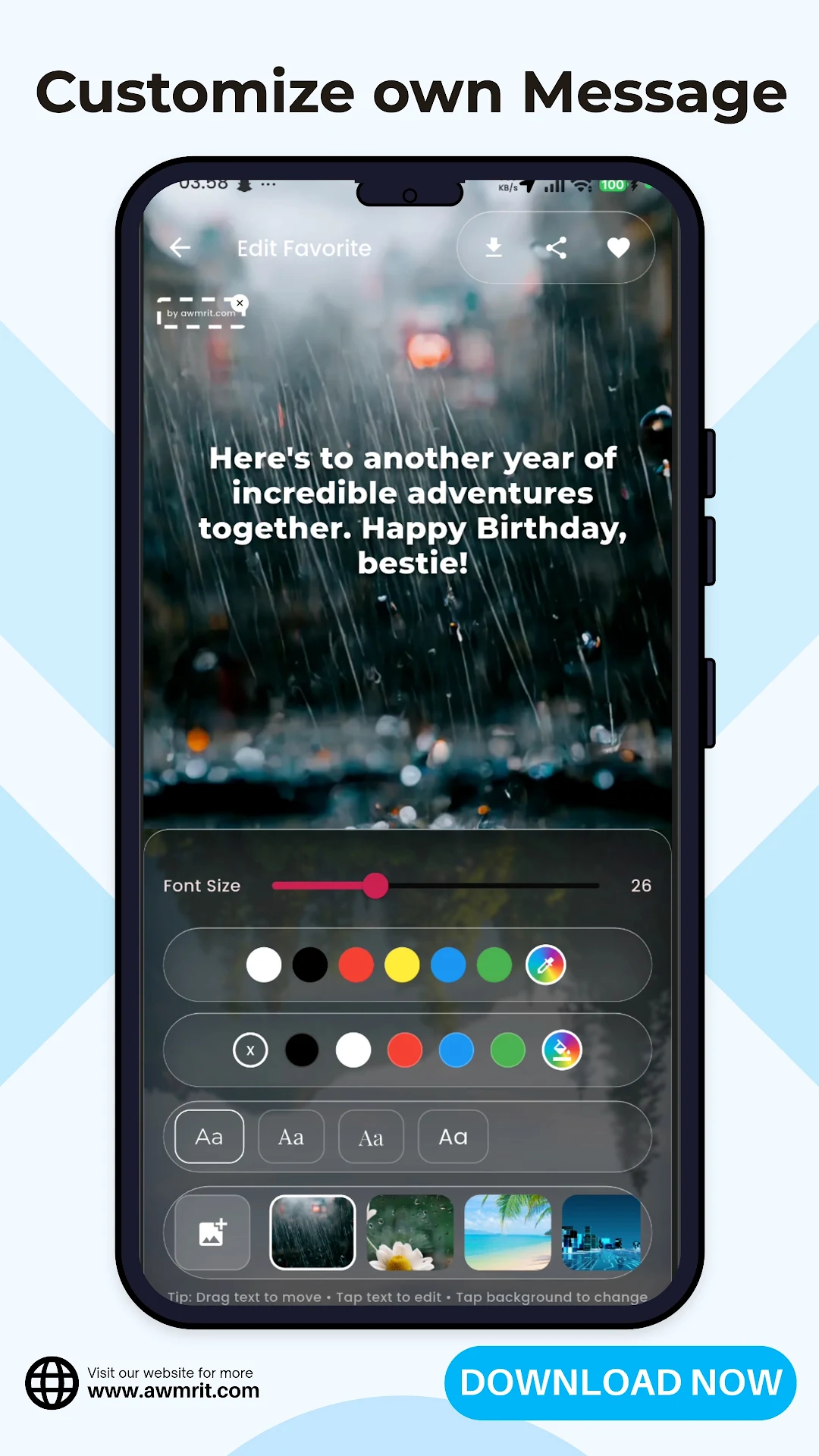 Happy Birthday Wishes & Quotes screenshot 3