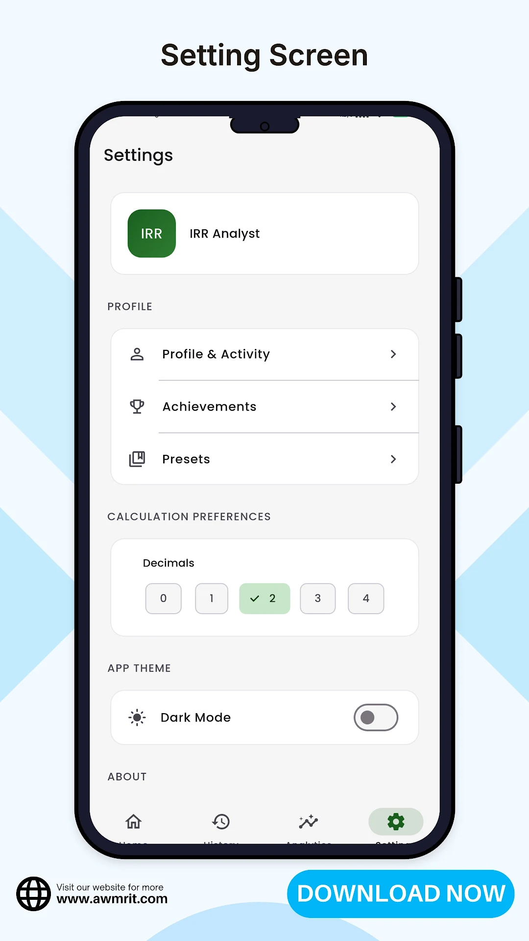 IRR Calculator & Investment screenshot 2