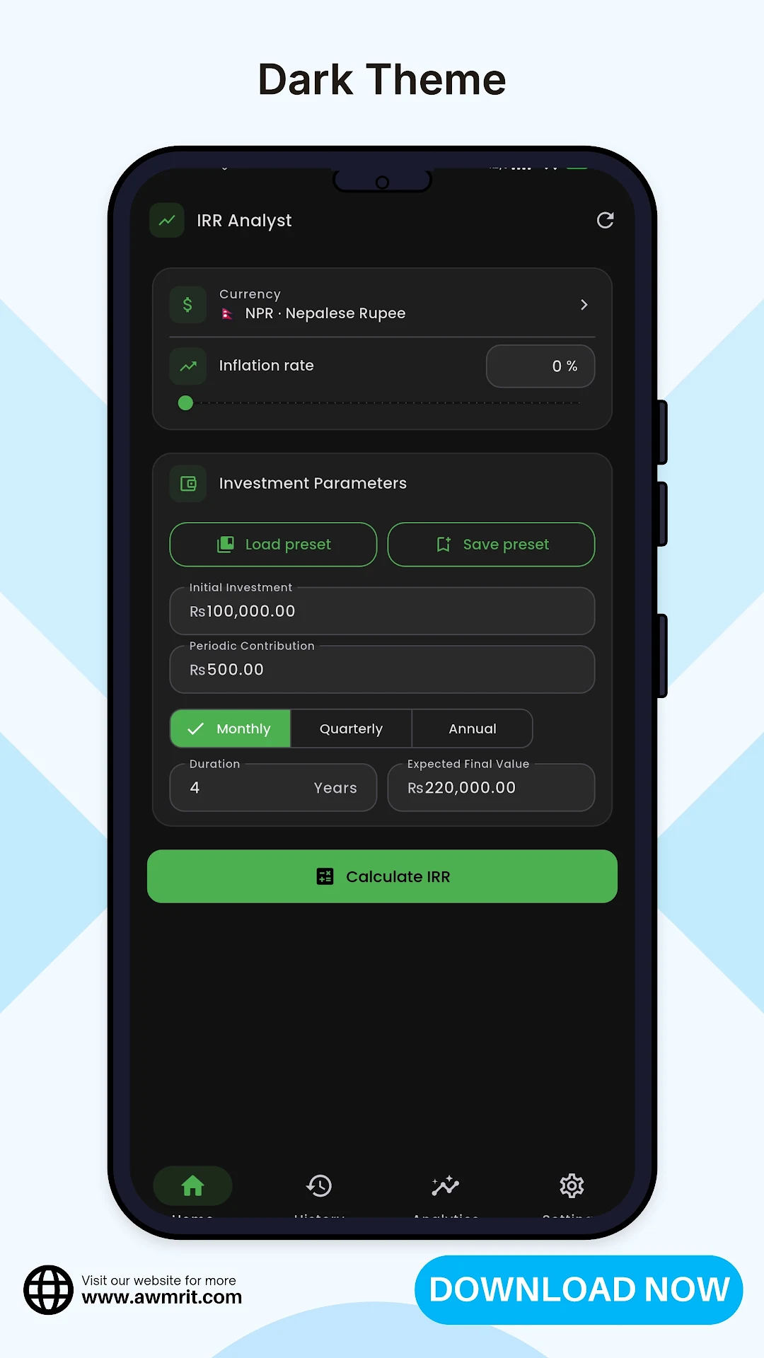 IRR Calculator & Investment screenshot 5