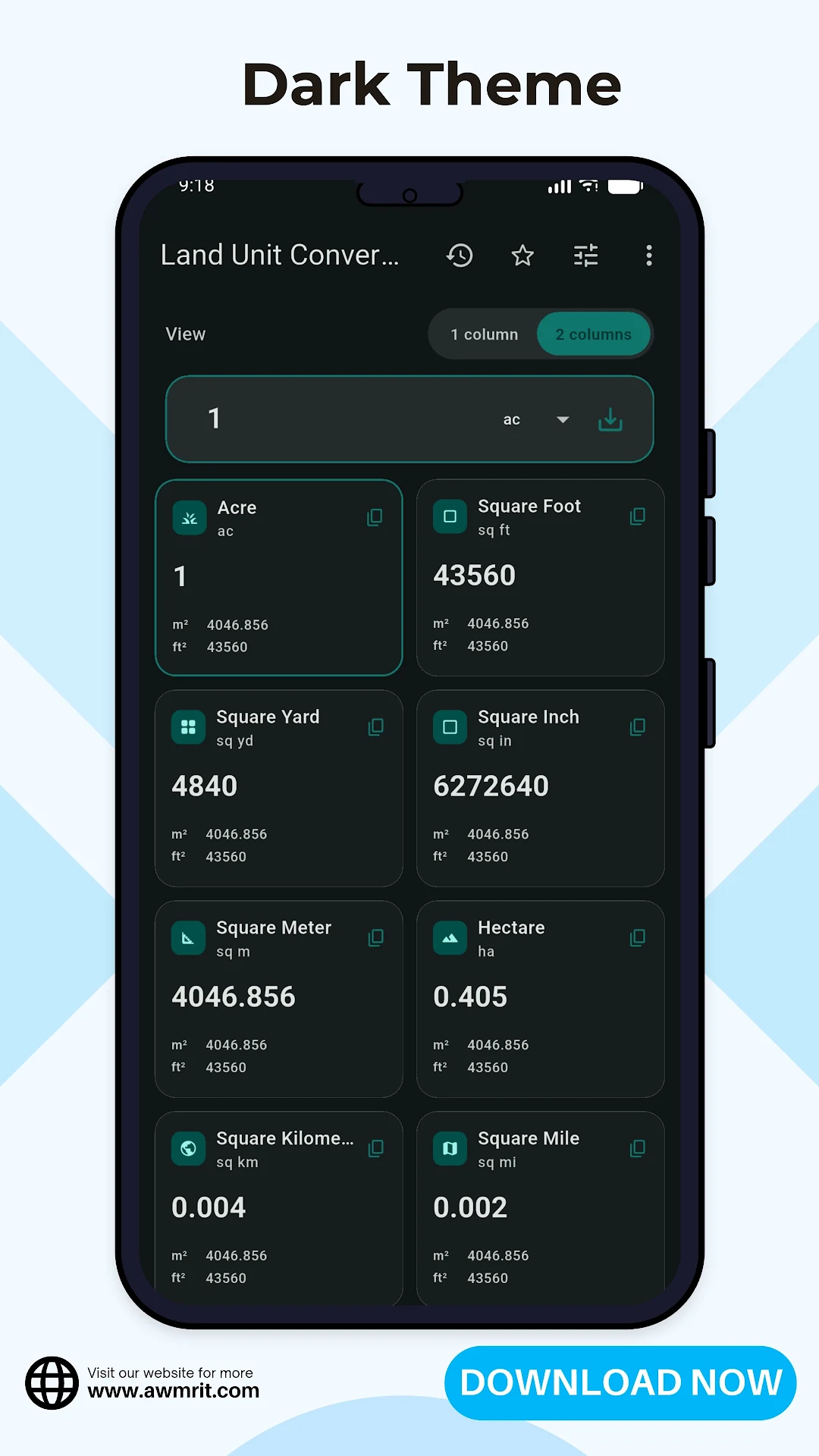Land Unit Converter screenshot 2