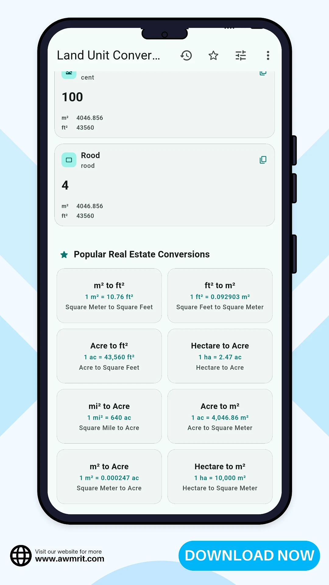 Land Unit Converter screenshot 3