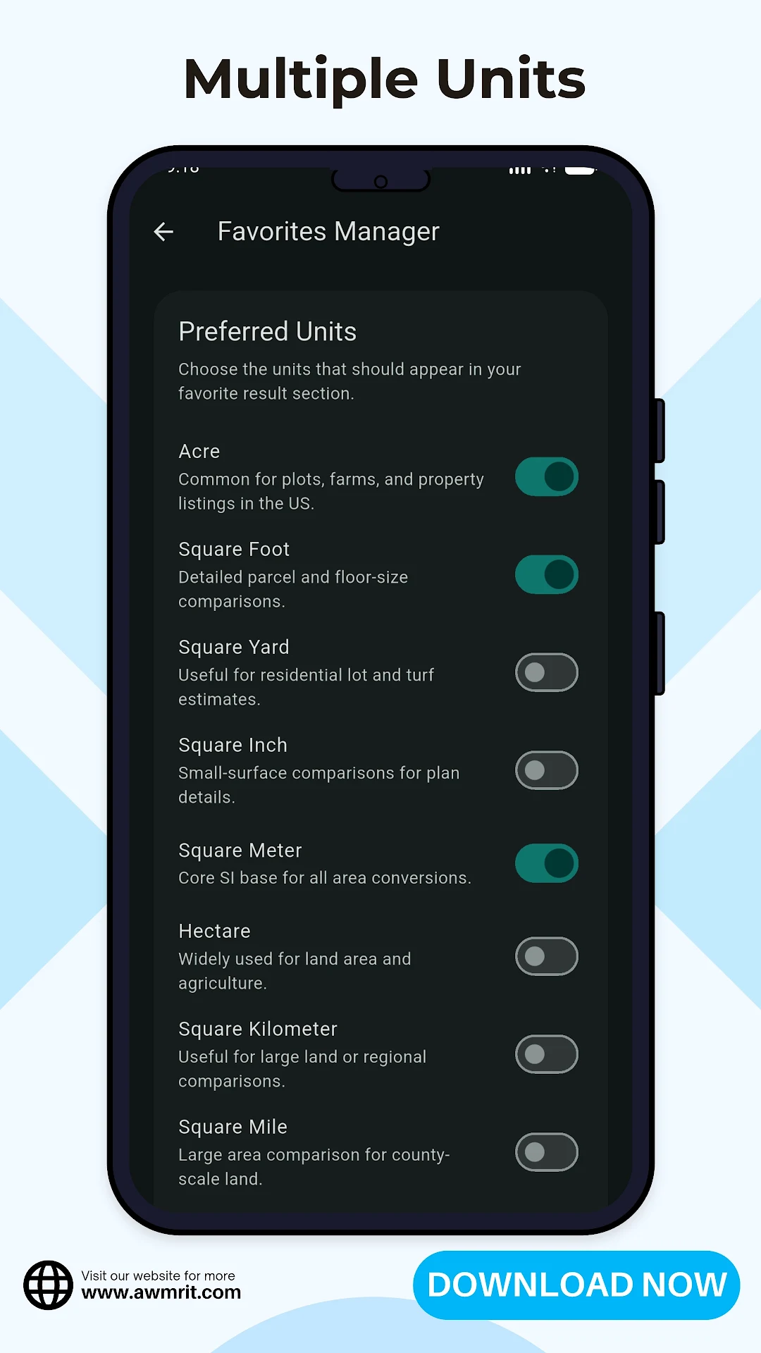 Land Unit Converter screenshot 5