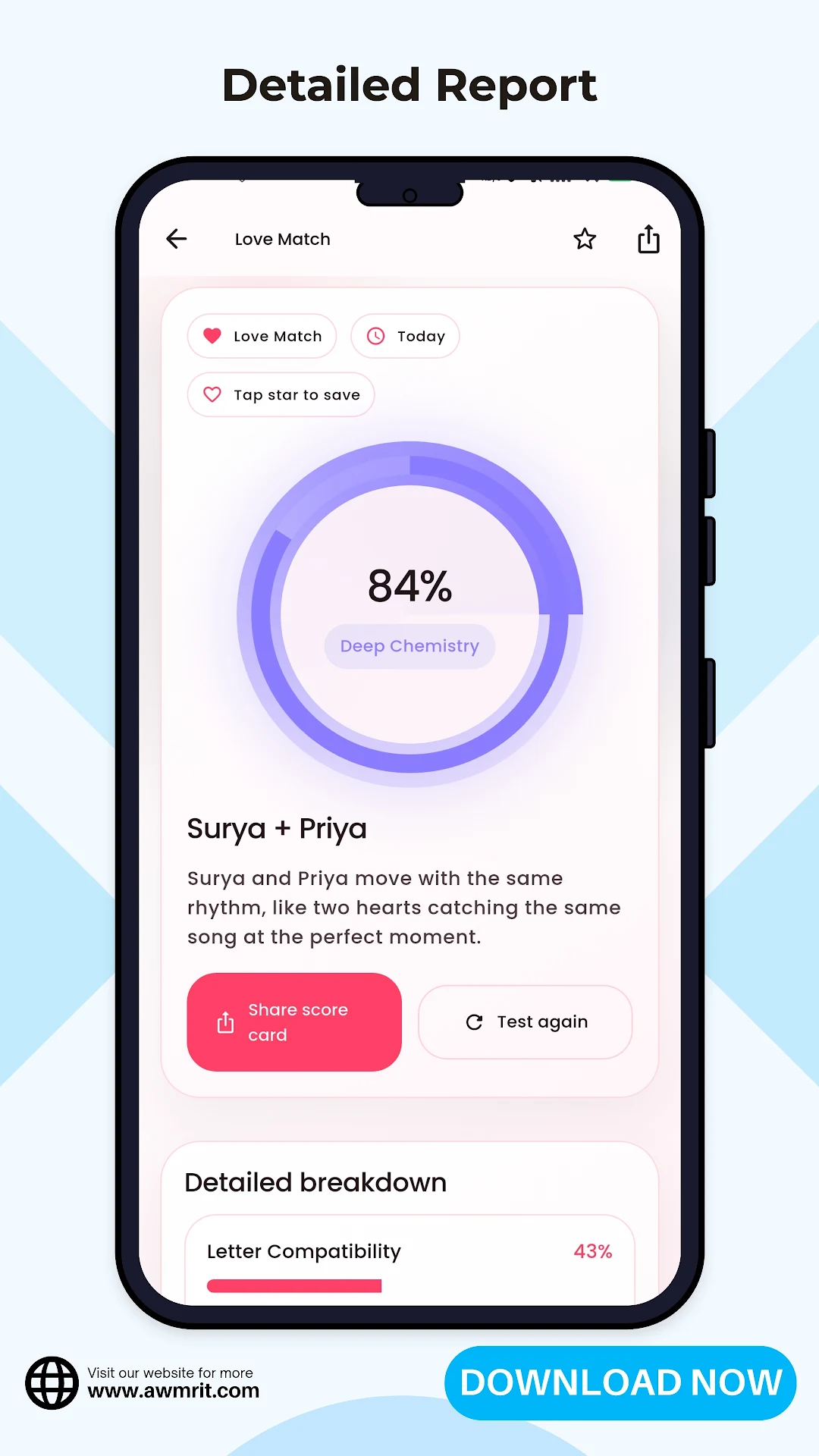 Love Calculator-Match & Quotes screenshot 5