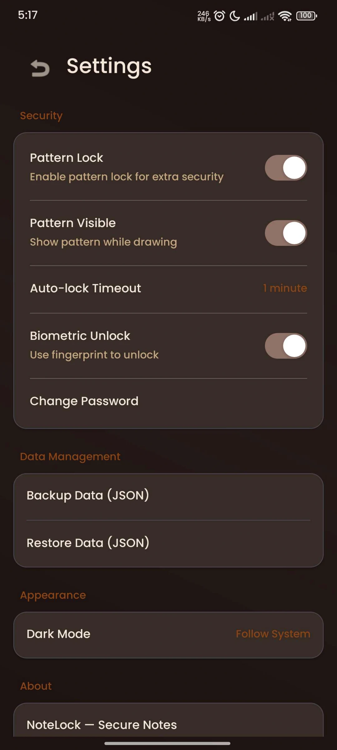 NoteLock -Safe Encrypted Notes screenshot 5
