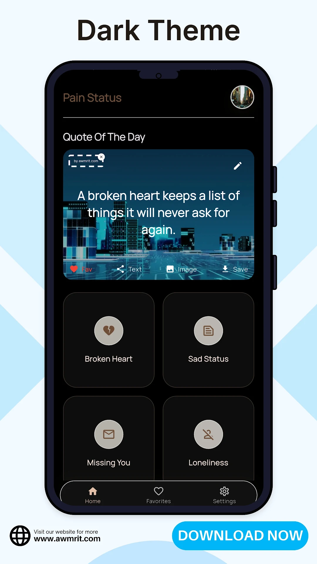 Pain Status - Sad Broken Heart screenshot 4