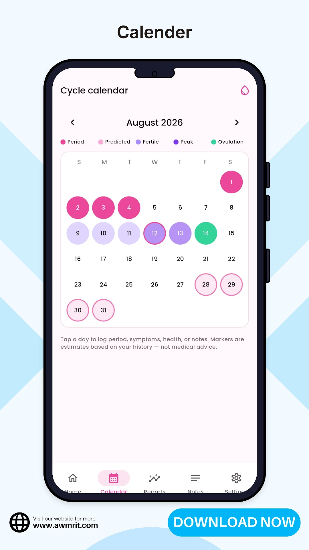 PinkCycle - Period Tracker screenshot 6