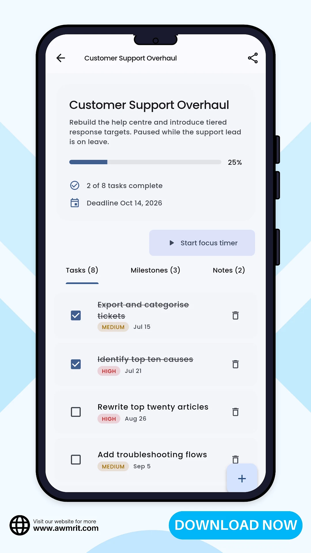 Project Tracker - Task Manager screenshot 2