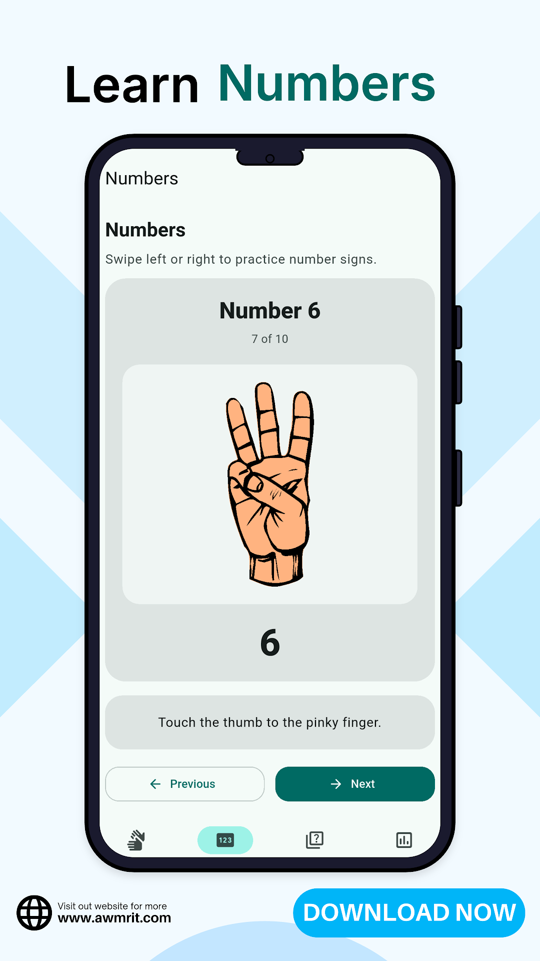 Sign Language: A-Z & Numbers screenshot 2