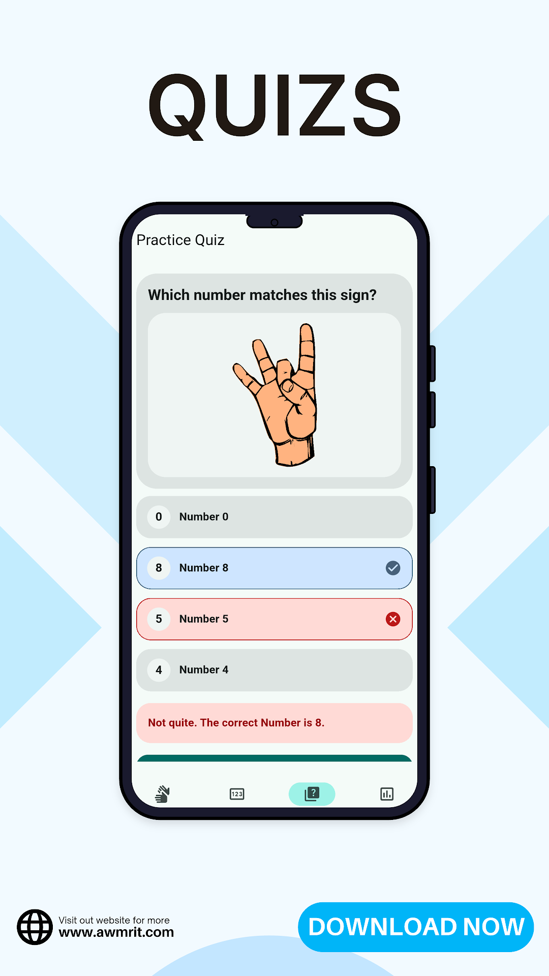 Sign Language: A-Z & Numbers screenshot 3