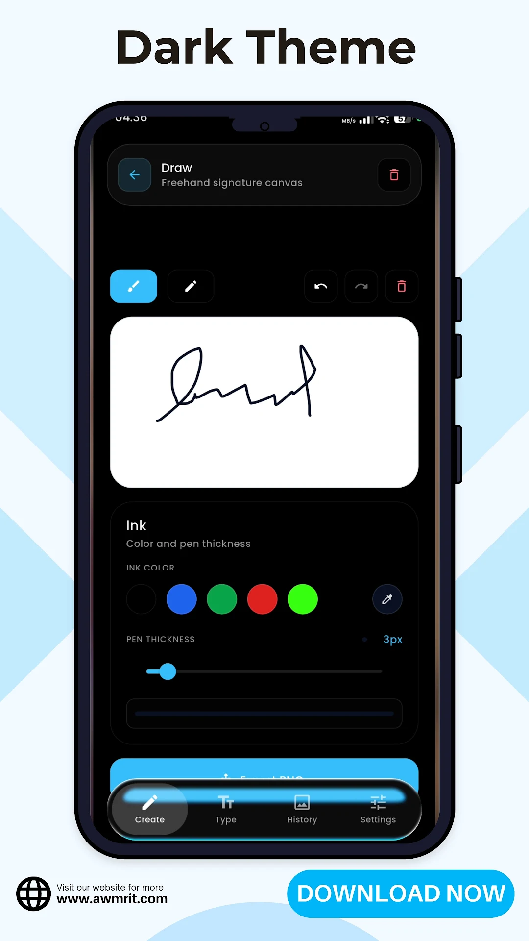 Signature Maker - Draw & Type screenshot 5