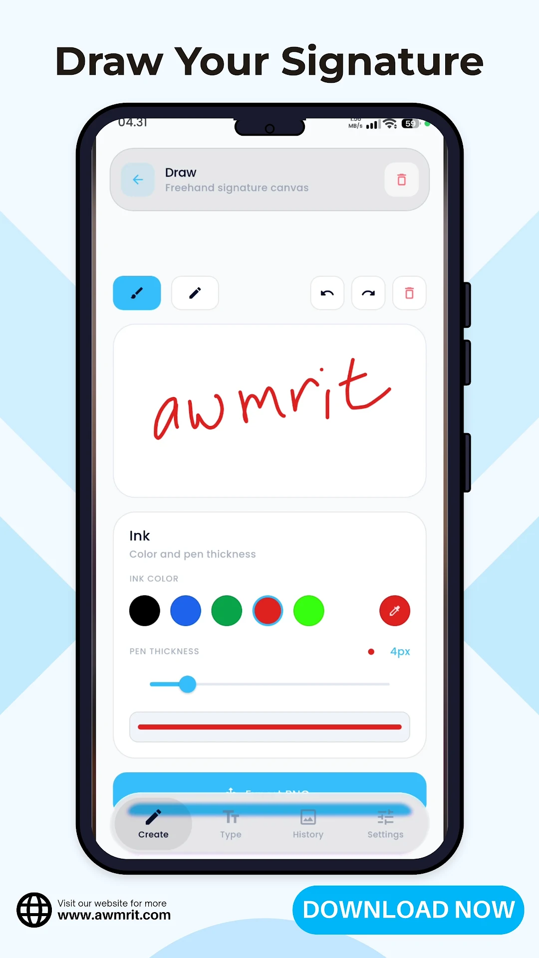 Signature Maker - Draw & Type screenshot 7