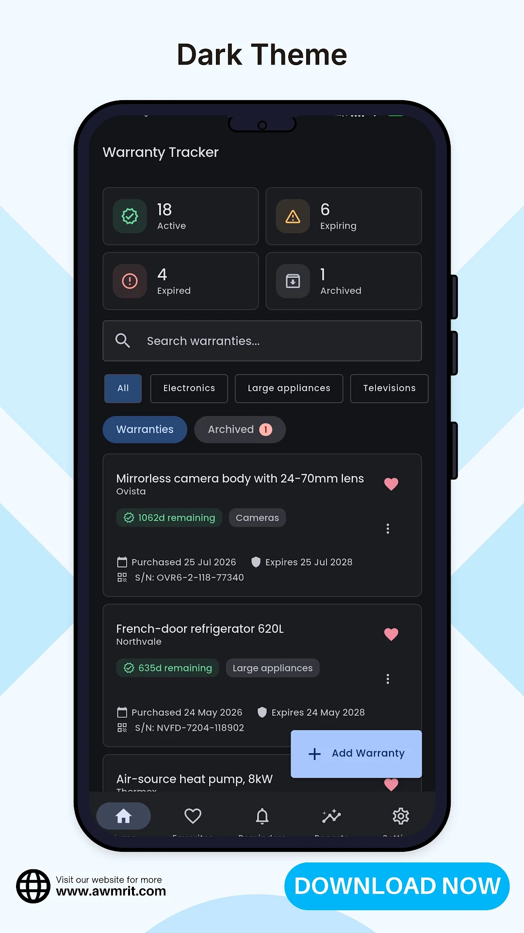 Warranty Tracker - Expiry Date screenshot 6