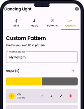 Dancing Light app screenshot