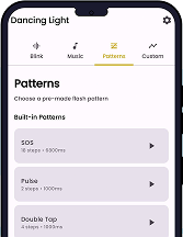 Dancing Light app screenshot